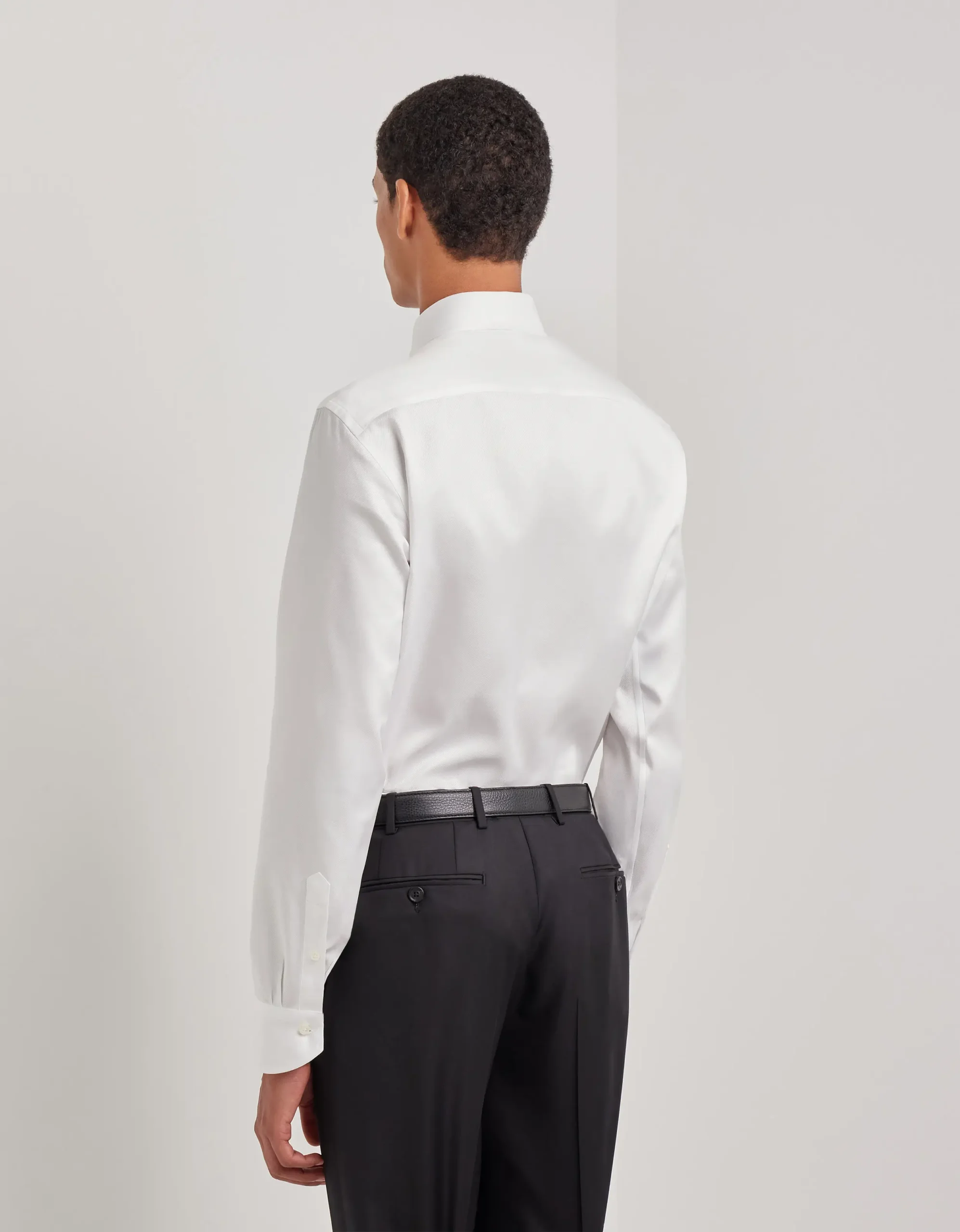 CHEMISE REGULAR FIT EN COTON BLANCHE IMPECCABILE - Image 2