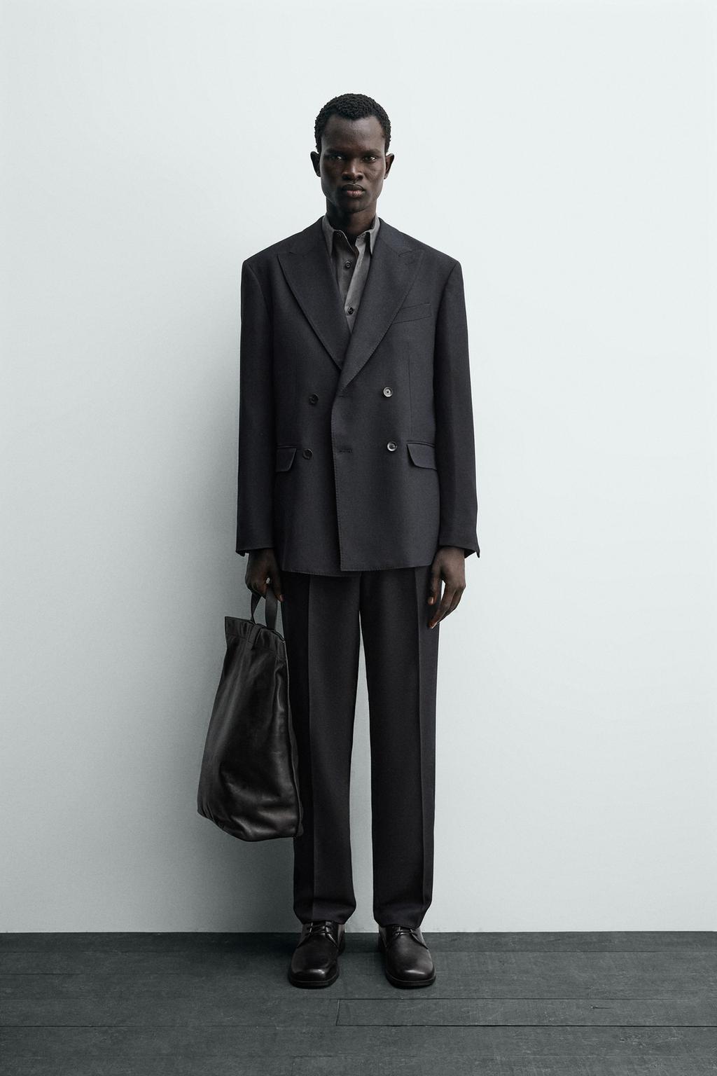 DOUBLE-BREASTED SUIT BLAZER - Image 2