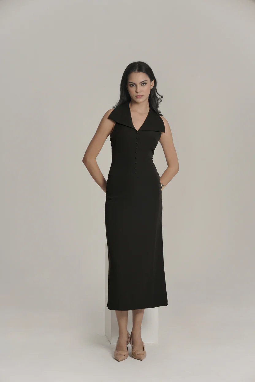 SELENE DRESS - BLACK - Image 3
